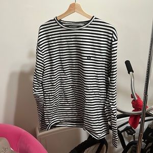 10 Deep long sleeve striped tee